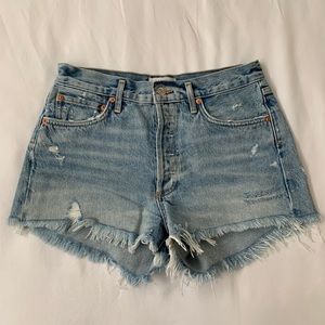 Agolde Parker Vintage Cut Off Short in Swapmeet 27